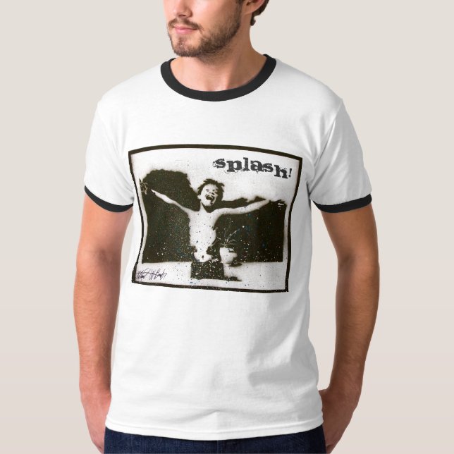 Spritzen-T-Shirt T-Shirt (Vorderseite)