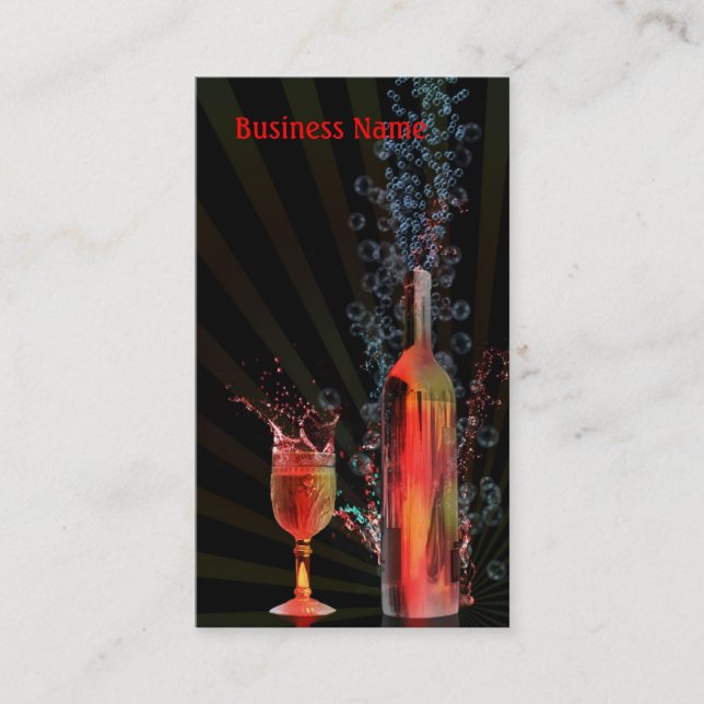 Spritzen! Visitenkarte (Vorderseite)