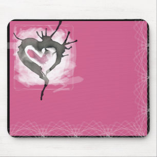 Spritzenherz Auflage Mousepad