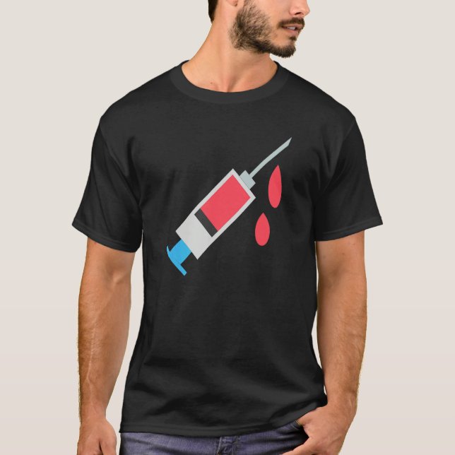 Spritzenimpfungs-Kostüm T-Shirt (Vorderseite)