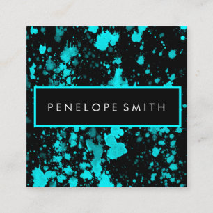 Spritzer Beauty Makeup Artist Quadratische Visitenkarte