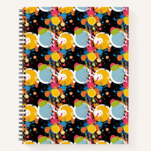 "Spritzer Circus: Chromadoodle-Rave" Notizbuch