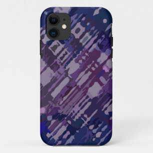 Spritzer Design - blue magenta iPhone 11 Hülle