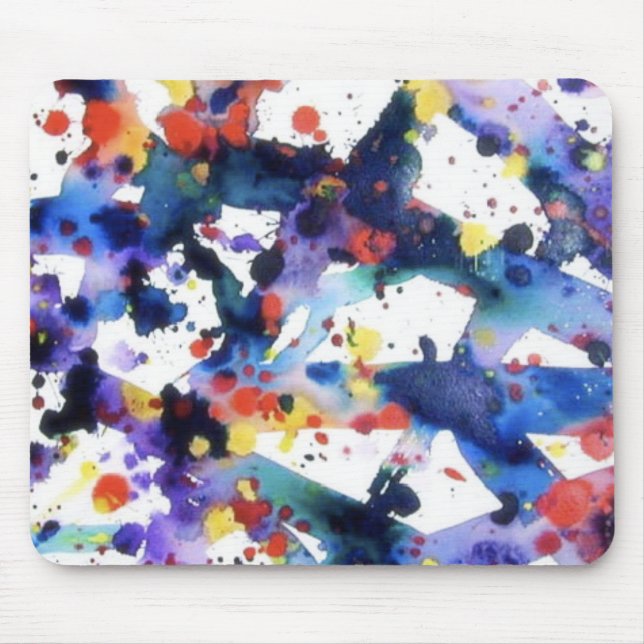 Spritzer-Farben-Mausunterlage Mousepad (Vorne)