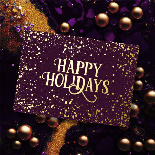 Spritzer Frame Einfach Minimalistischer Happy Holi Folien Feiertagskarte