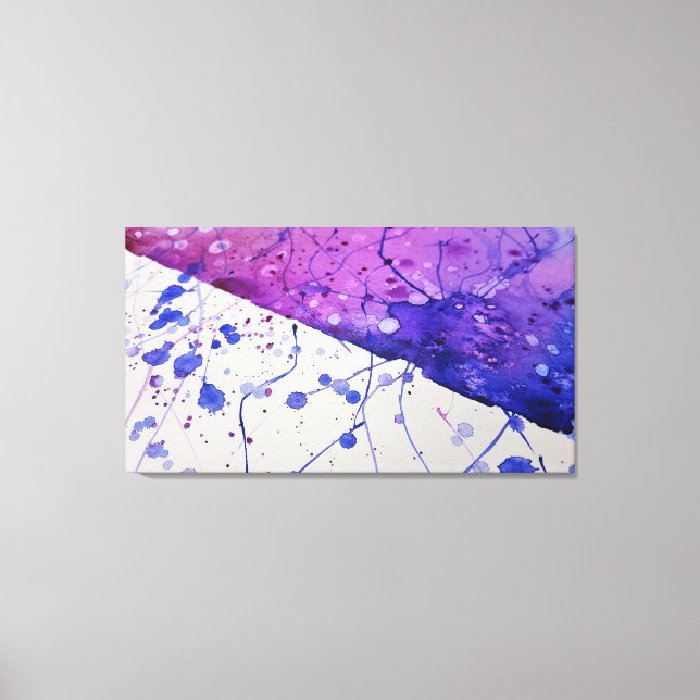 Spritzer für Aquarellfarbe Leinwanddruck (Vorderseite)