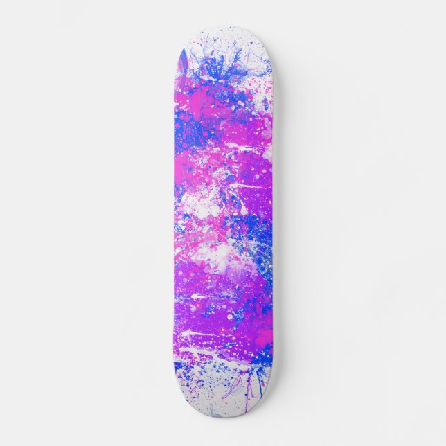 Spritzer für Aquarellfarbe Skateboard (Vorderseite)