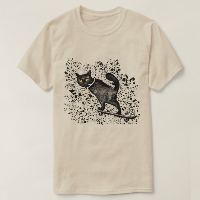 Spritzer Grafik-Skateboard-T - Shirt (Design vorne)