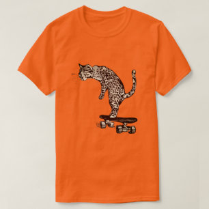 Spritzer Grafik-Skateboard-T - Shirt