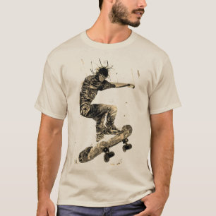 Spritzer-Grafikkarte T-Shirt