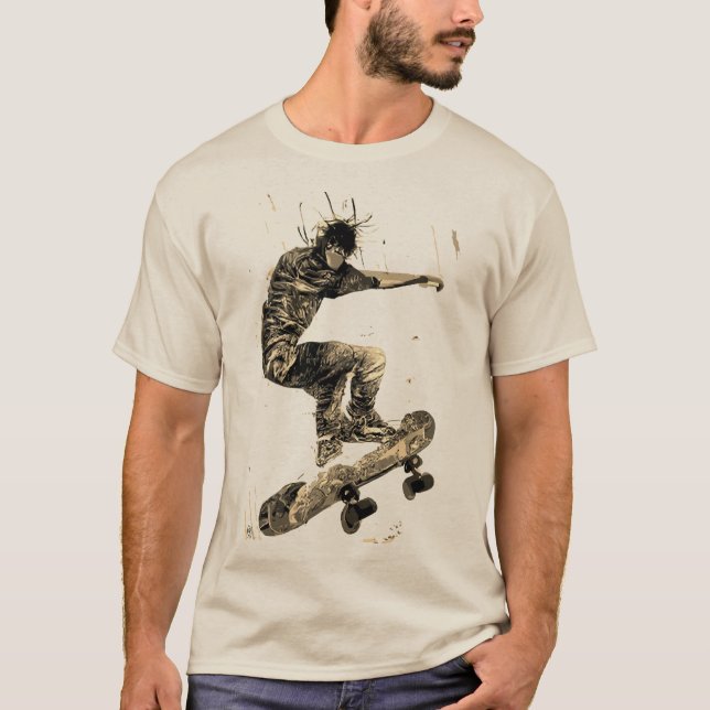 Spritzer-Grafikkarte T-Shirt (Vorderseite)