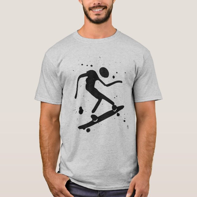 Spritzer-Grafikkarte T-Shirt (Vorderseite)