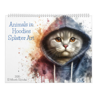 Spritzer Hoodies Art 2025 12 Monat Kalender