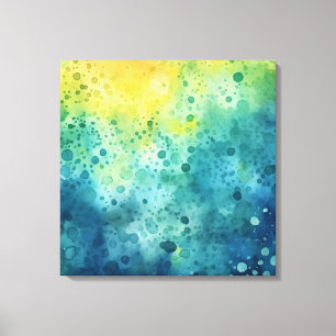 Spritzer in Aquarell Leinwanddruck