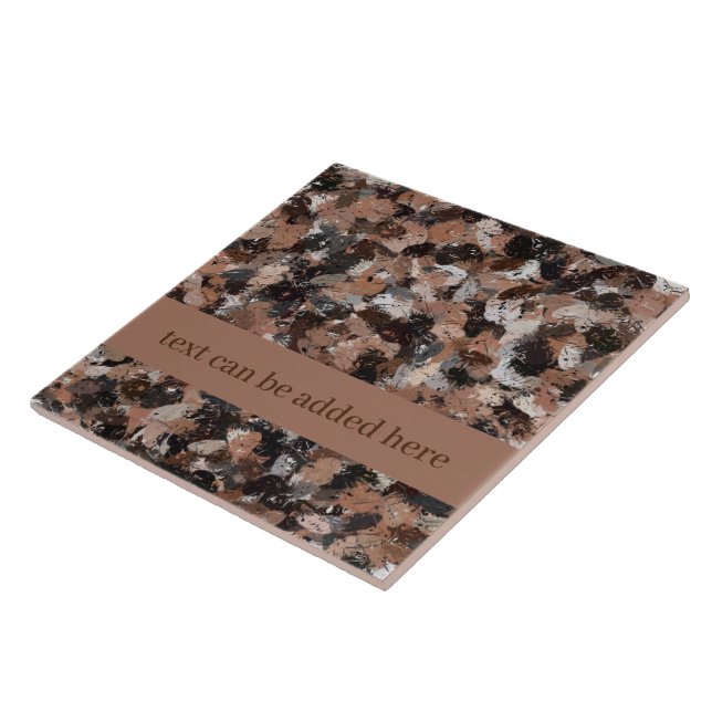 Spritzer in Grau, Braun und Schwarz Fliese (Seite)