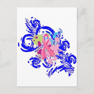 Spritzer Me Rosa Postkarte