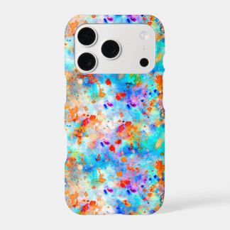 Spritzer Paint Rainbow of Bright Color Background