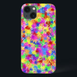 Spritzer Paint Rainbow of Bright Color Background Case-Mate iPhone Hülle<br><div class="desc">Dieses helle Design hat einen farbenfrohen Regenbogen, der in einem Spritzer-Farbstil verziert ist. Das Muster erinnert an fauvistische und expressionistische Kunst und wird in Rot-, Gelb-, lila-, Grün- und Blautönen gehalten. Es ist ein abstraktes, skurriles Design für einen Künstler oder für jeden, der eine kühne Farbe in seinem Leben braucht....</div>