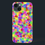 Spritzer Paint Rainbow of Bright Color Background Case-Mate iPhone Hülle<br><div class="desc">Dieses helle Design hat einen farbenfrohen Regenbogen, der in einem Spritzer-Farbstil verziert ist. Das Muster erinnert an fauvistische und expressionistische Kunst und wird in Rot-, Gelb-, lila-, Grün- und Blautönen gehalten. Es ist ein abstraktes, skurriles Design für einen Künstler oder für jeden, der eine kühne Farbe in seinem Leben braucht....</div>