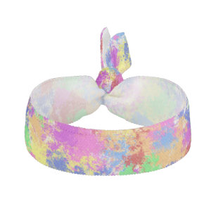 Spritzer Paint Rainbow of Bright Color Background Haarschleife