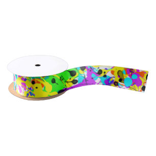 Spritzer Paint Satinband
