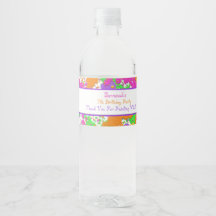 Spritzer Party Personalisiert Wasser Flasche