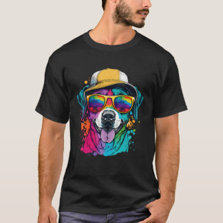 Spritzer Pup Abstrakt Dog Dog Canine 24 T-Shirt