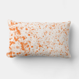 Spritzer Textur - Orange Lendenkissen