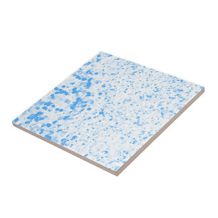 Spritzer Texture - Blau Fliese