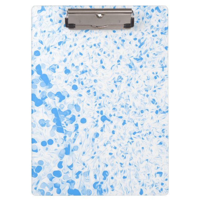 Spritzer Texture - Blau Klemmbrett (Vorderseite)