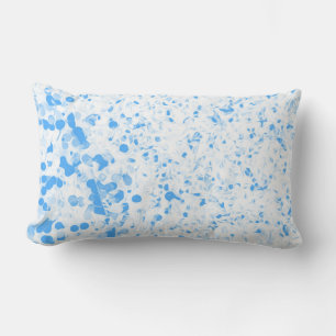 Spritzer Texture - Blau Lendenkissen