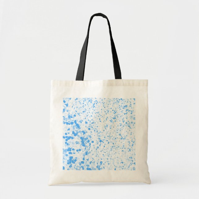 Spritzer Texture - Blau Tragetasche (Vorne)