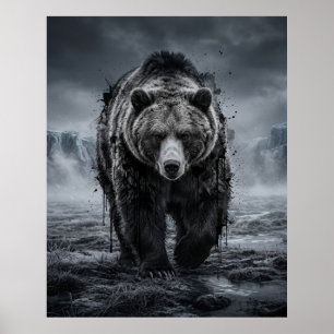 Spritzerbär Tundra Poster