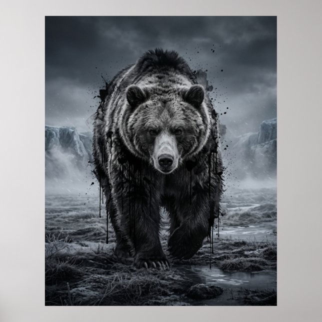 Spritzerbär Tundra Poster (Vorne)