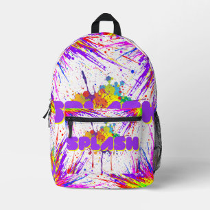 Spritzfarbe Bedruckter Rucksack