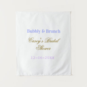 Spritzig und Brunch Brautjungfernparty Name Datum  Wandteppich