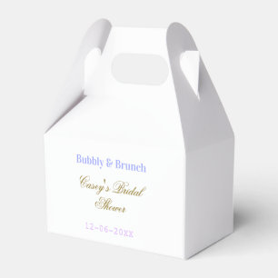 Spritzig und Brunch Junggesellinnenabschied Name D Geschenkschachtel