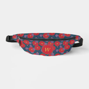 Spritzige Herbstblumen Bauchtasche
