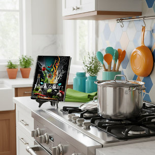Spritzige Lebensmittel "What's cookin'" Rezept Notizbuch