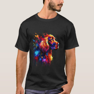 Spritzkunst Irischer Setter T-Shirt