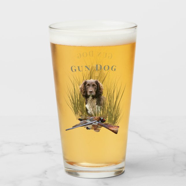 Sprocker Spaniel Glas (Vorne (Gefüllt))