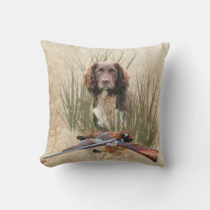 Sprocker Spanisch Tapestry Poster Triptych Acrylic Kissen