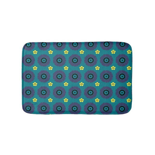 Sprocket Spring Custom Color Bath Mat Badematte (Vorderseite)