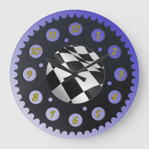 SPROCKET WALL CLOCKS. GROßE WANDUHR