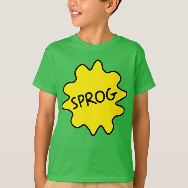 Sprog, British Slang Children's T-Shirt (Vorderseite)