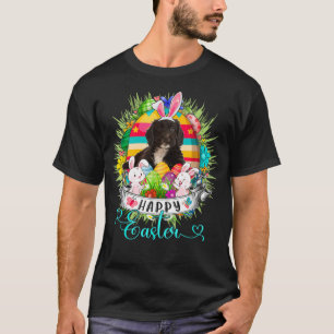 Sproodle Hund in Ostereier Basket Bunnies Happy E T-Shirt