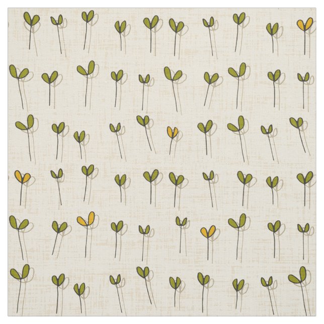 Sprosscreme Stoff (Muster)