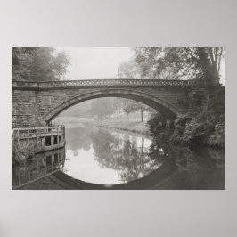 Sprotbrough-Brücke, River Don Vintages Foto Poster