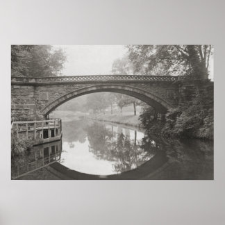 Sprotbrough-Brücke, River Don Vintages Foto Poster