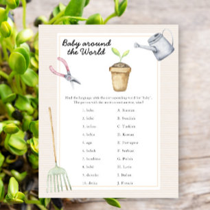 Sprout Babydusche - Baby auf der ganzen Welt